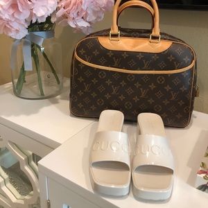 Gucci Rubber Slide Sandals